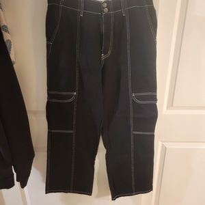 RSG Womens Smock Waist Loose Cargo Pants